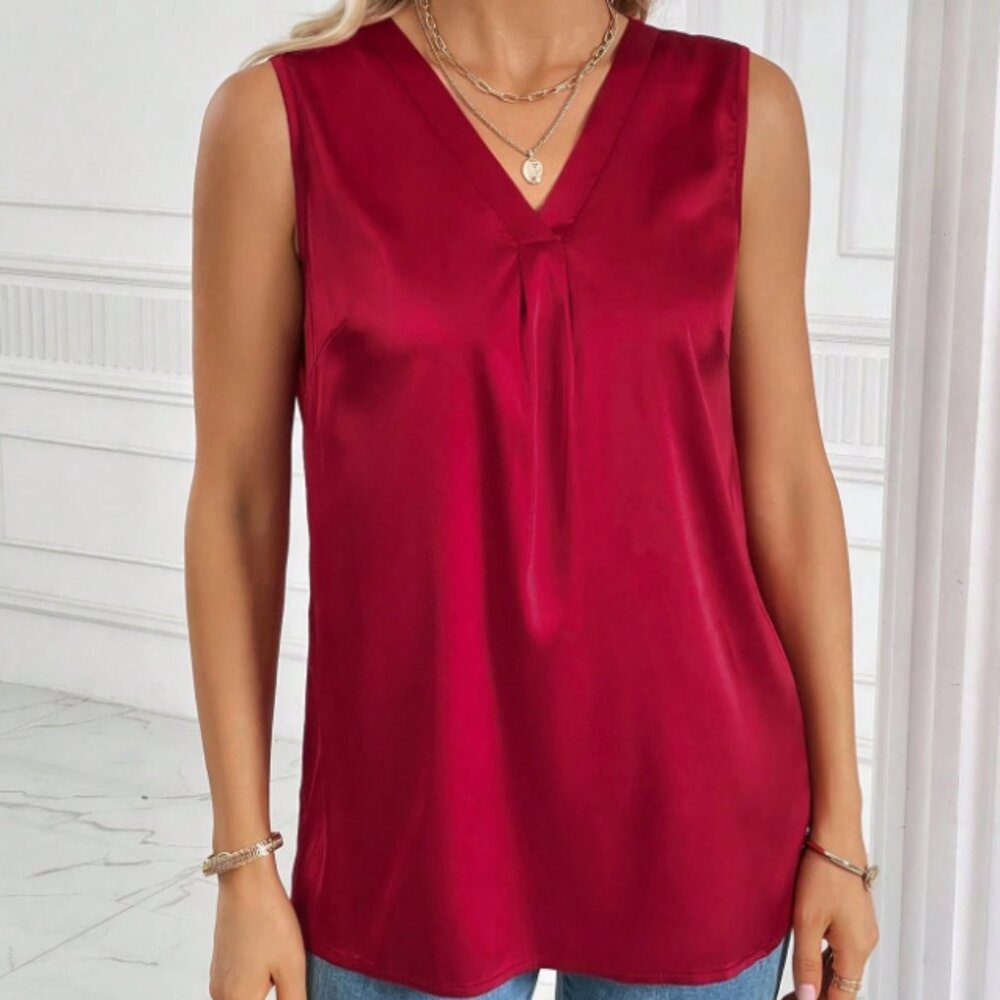 Emery Rose Satin Tank Top